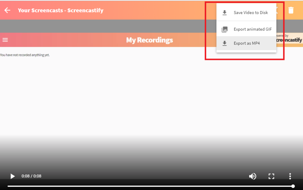 s9 إضافة screencastify على متصفح جوجل كروم لتسجيل شاشتك